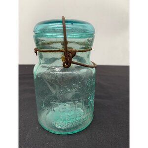 Putnam # Five Trademark Lightning Registered US Pattern Office Pint Canning Jar